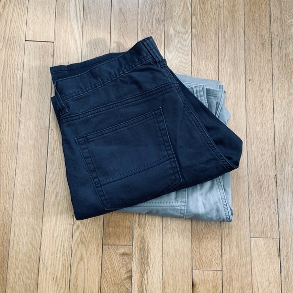 Kirkland Signature men's 5-pocket brushed cotton twill pant, bundle of 2 mens 32 - Picture 12 of 16